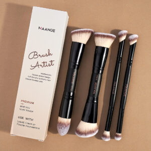 MAANGE MakeUp Brush SET Artiste De 4 Pièces Double