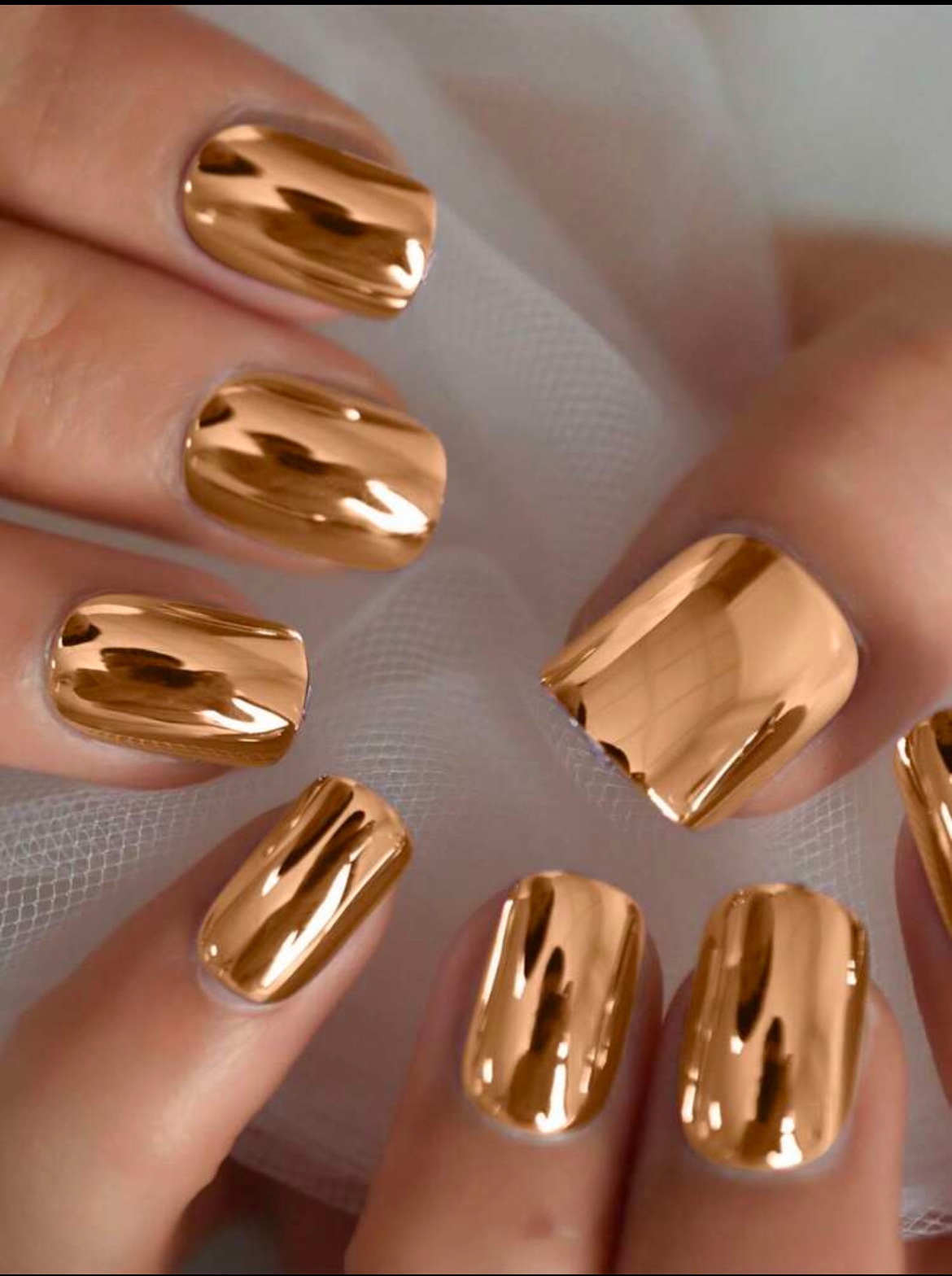 VV MEIJIAER Press-On Nails 24 Pièces Carrés Longue (Doré Effet Mirroir) + Feuille Adhésive + Mini Lime - ZJ341 VV MEIJIAER Press-On Nails 24 Pièces Carrés Longue (Doré Effet Mirroir) + Feuille Adhésive + Mini Lime - ZJ341