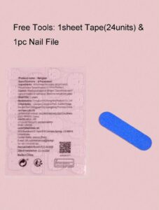 VV MEIJIAER Press-On Nails 30 Pièces Réutilisables Moyen (Rouge) + Feuille Adhésive + Mini Lime - ZJ290 VV MEIJIAER Press-On Nails 30 Pièces Réutilisables Moyen (Rouge) + Feuille Adhésive + Mini Lime - ZJ290