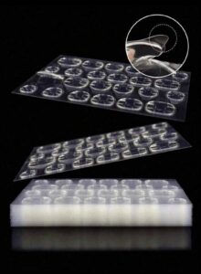 SH Feuille Adhésive Ongles Press On Imperméable Transparent 24 Pièces SH Feuille Adhésive Ongles Press On Imperméable Transparent 24 Pièces