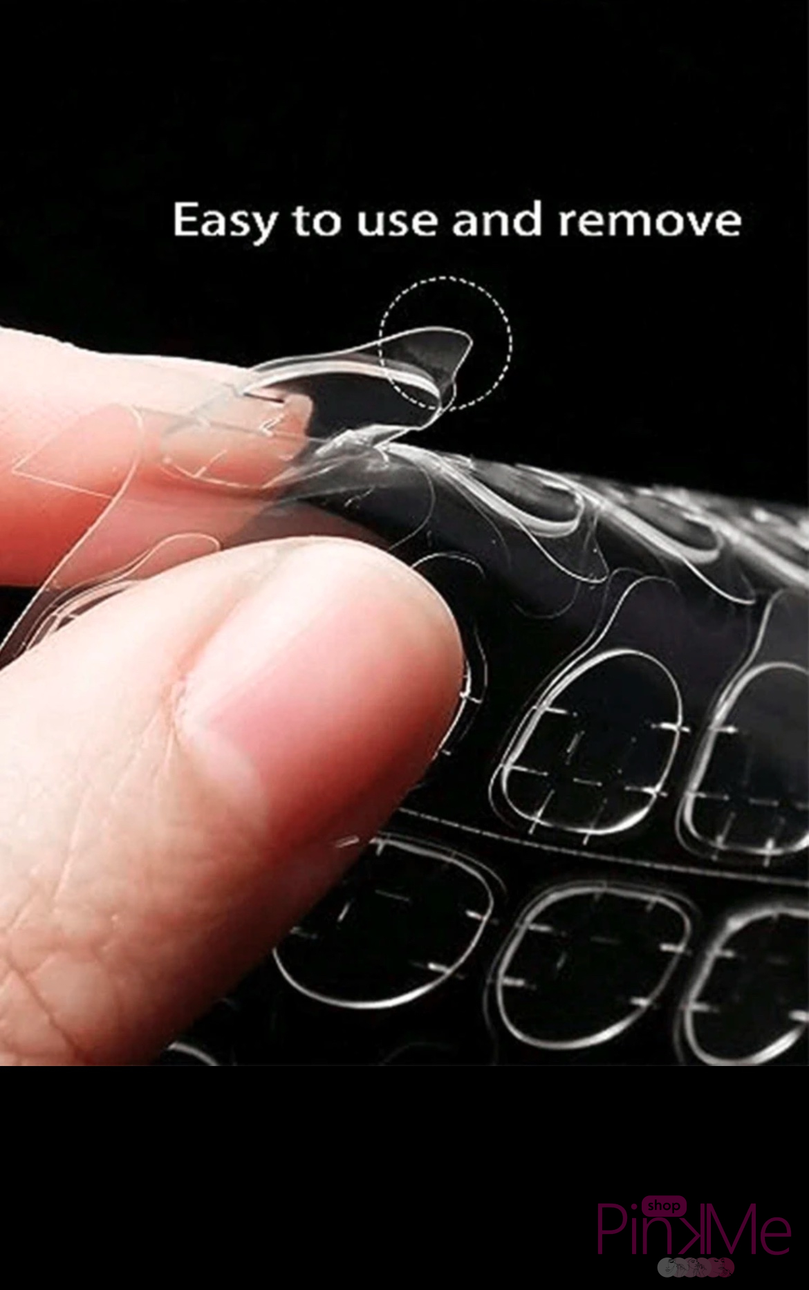 SH Feuille Adhésive Ongles Press On Imperméable Transparent 24 Pièces SH Feuille Adhésive Ongles Press On Imperméable Transparent 24 Pièces