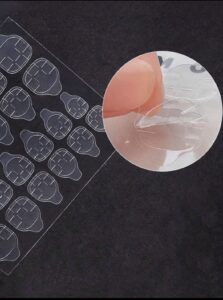 SH Feuille Adhésive Ongles Press On Imperméable Transparent 24 Pièces SH Feuille Adhésive Ongles Press On Imperméable Transparent 24 Pièces