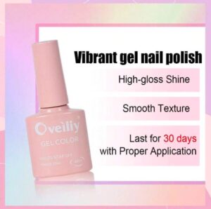 Oveiliy Gel De Vernis à Ongles 10ml Rose Nude 005