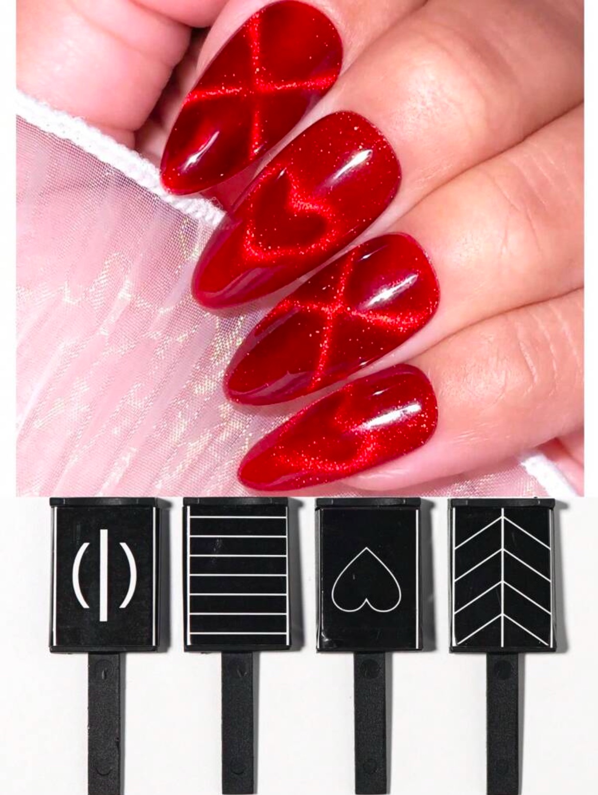 SH FULL BEAUTY Aimants ongles œil de chat 7 pièces SH FULL BEAUTY Aimants ongles œil de chat 7 pièces