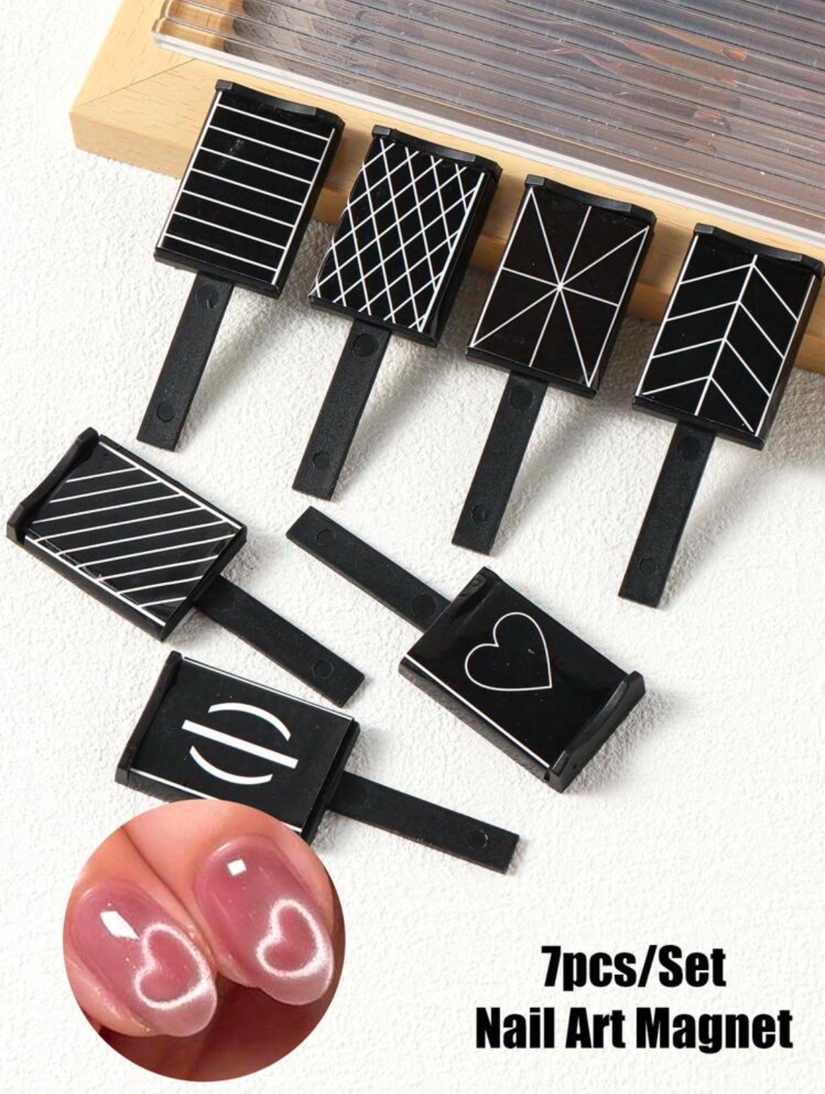 SH FULL BEAUTY Aimants ongles œil de chat 7 pièces SH FULL BEAUTY Aimants ongles œil de chat 7 pièces