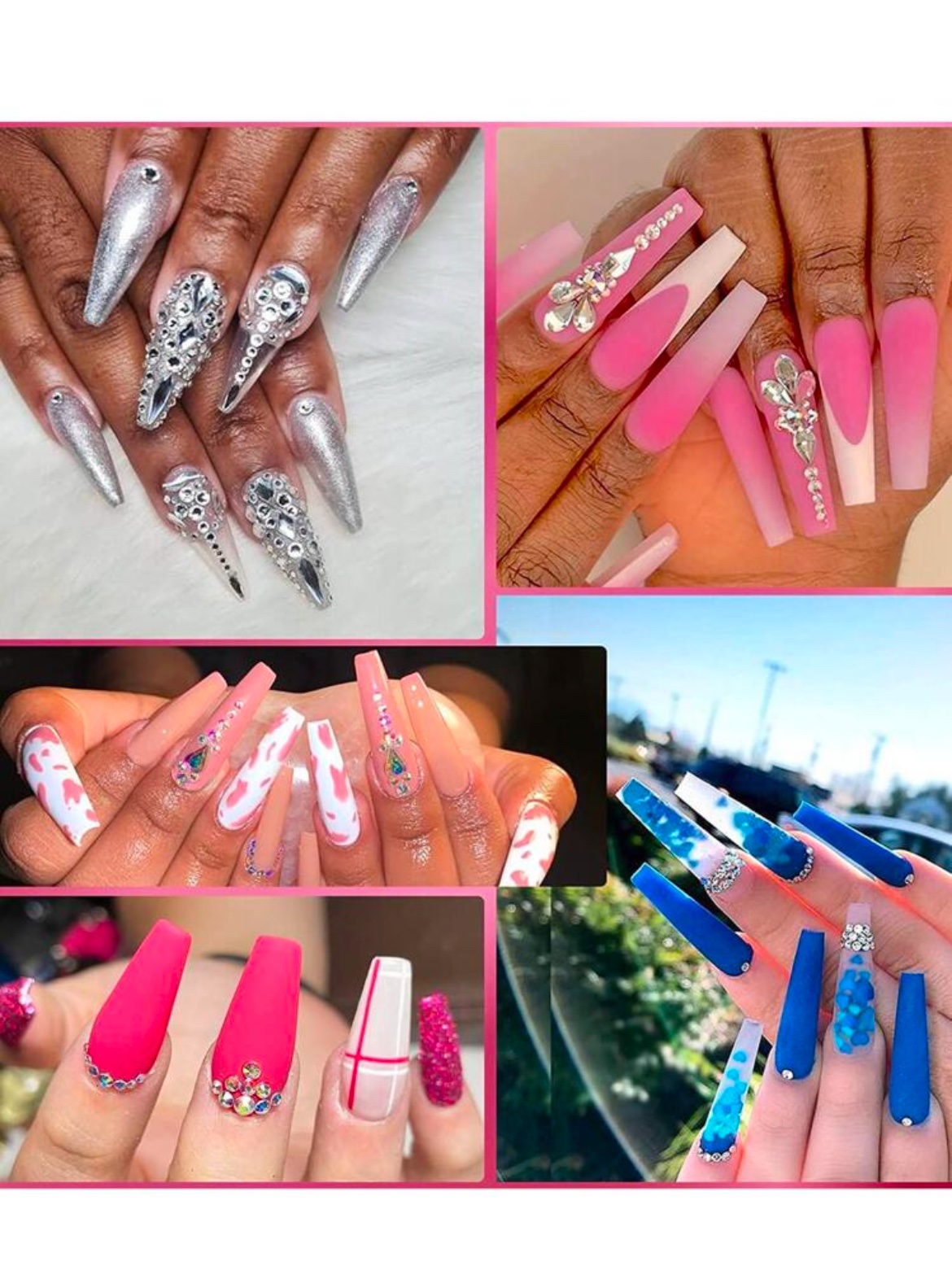 SH Strass ongles 12 grilles 1,5–5 mm SH Strass ongles 12 grilles 1,5–5 mm