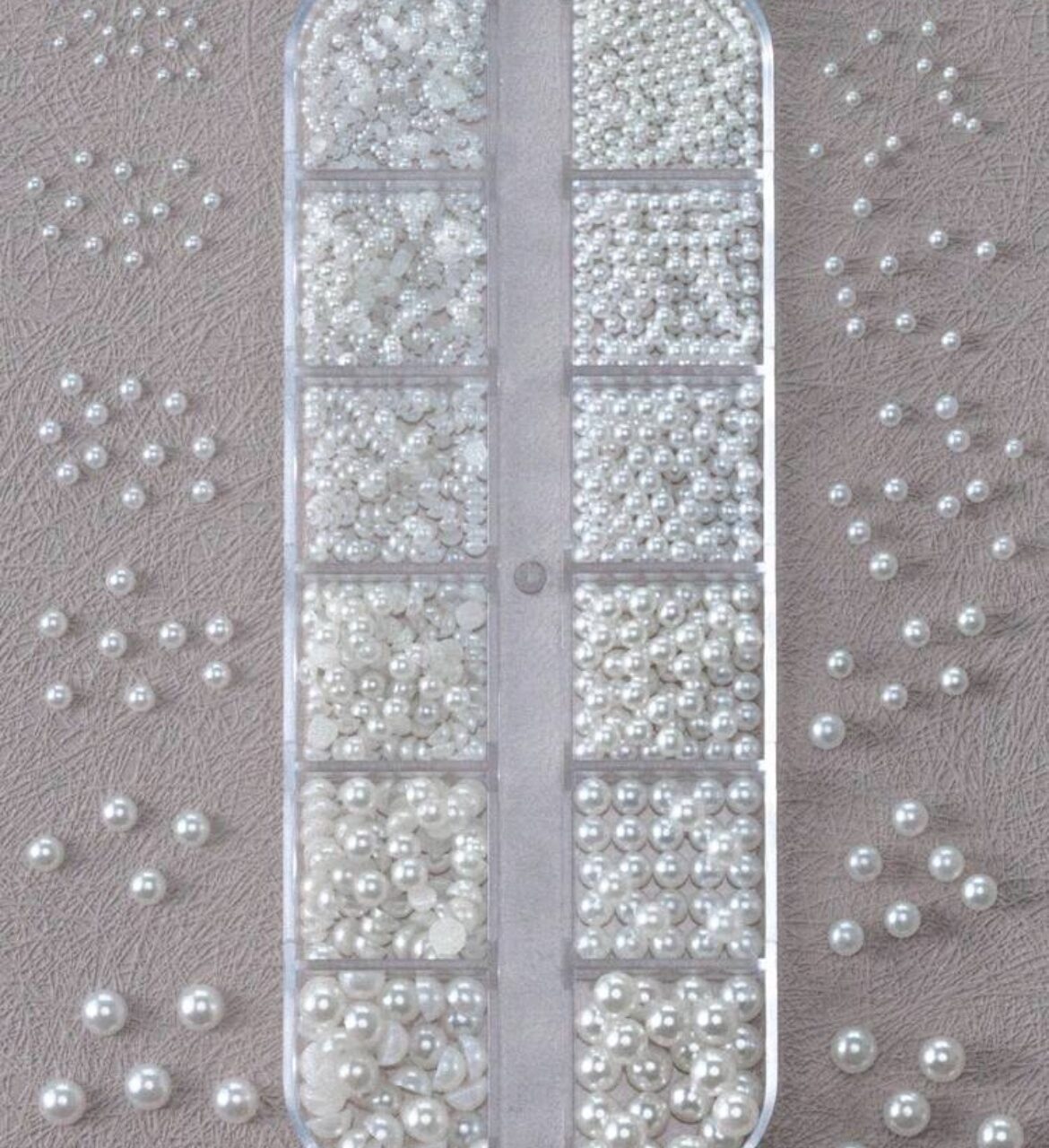 SH Perles Ongles Demi-Rondes 1,5–5 mm