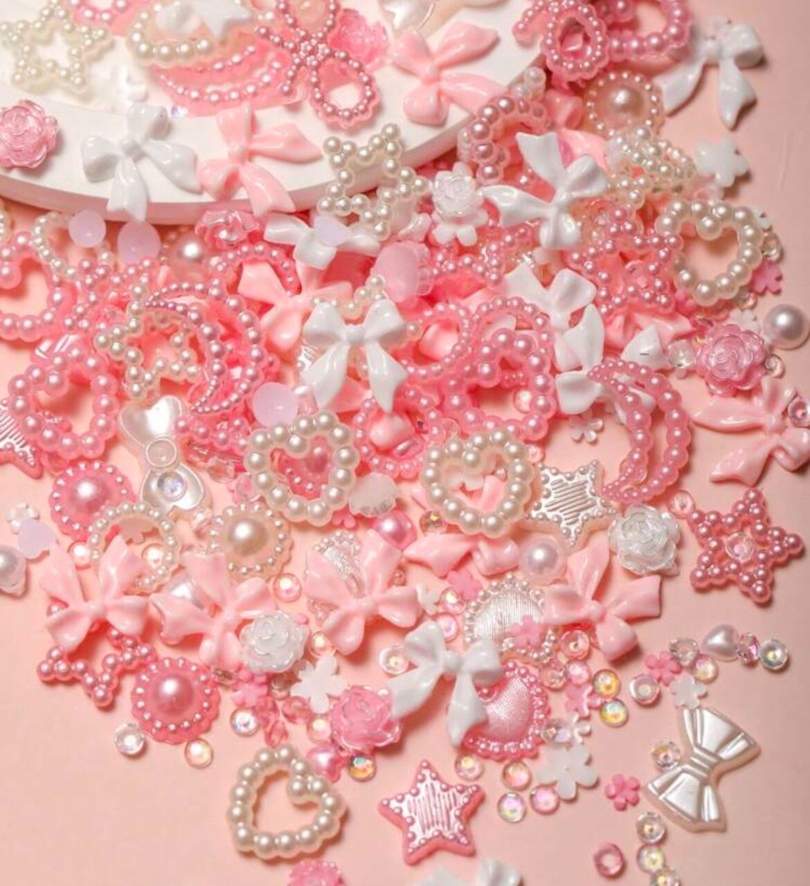 SH Charms ongles kawaii 3D 50 pièces