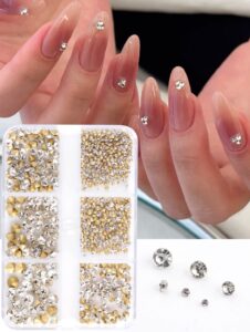 SH Strass ongles à pointe arrière 1 boîte