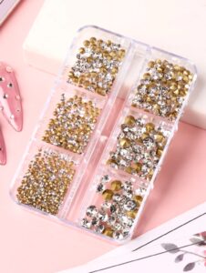 SH Strass ongles à pointe arrière 1 boîte
