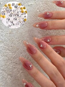 SH Strass ongles à pointe arrière 1 boîte