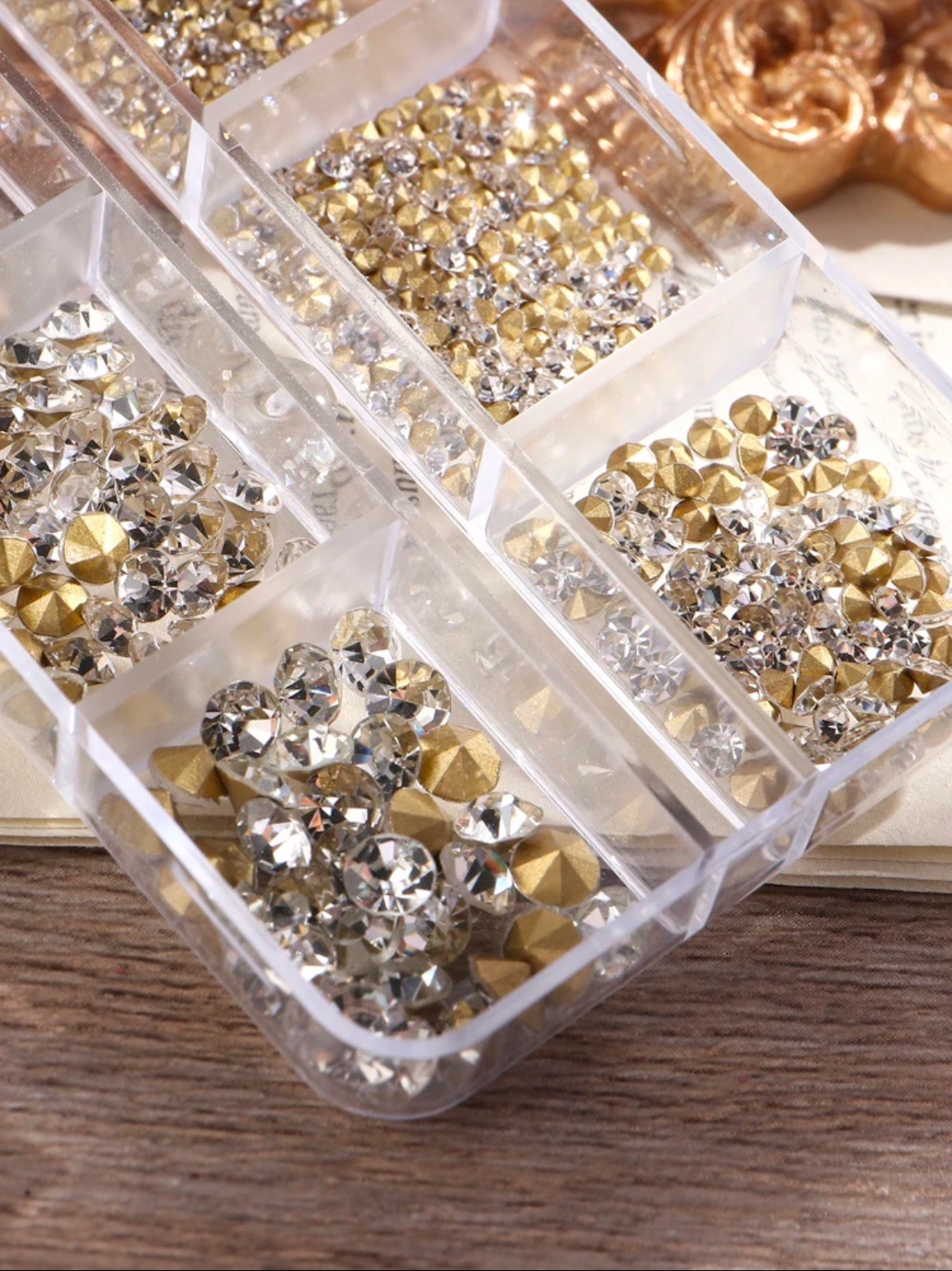 SH Strass ongles à pointe arrière 1 boîte