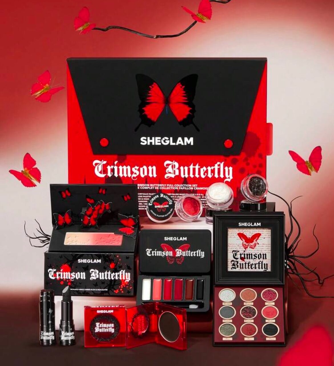 SHEGLAM Coffret Maquillage Halloween Crimson Butterfly