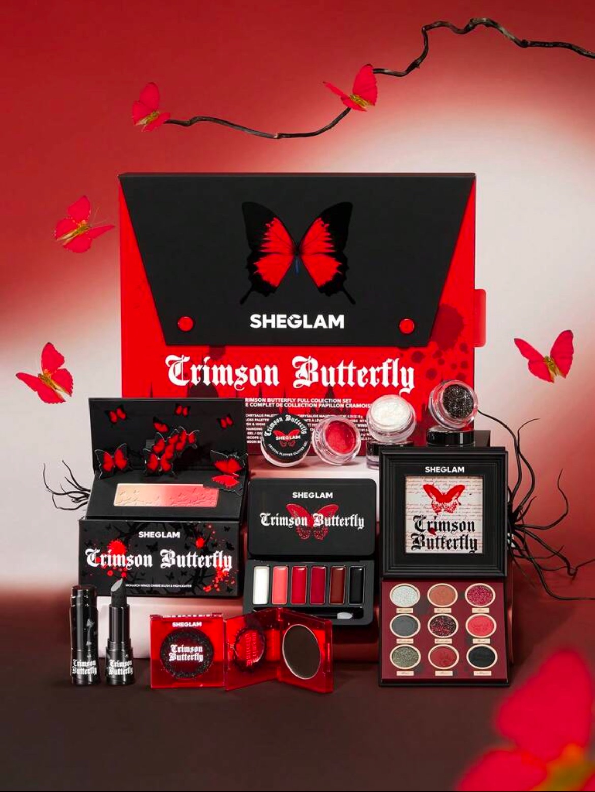 SHEGLAM Coffret Maquillage Halloween Crimson Butterfly