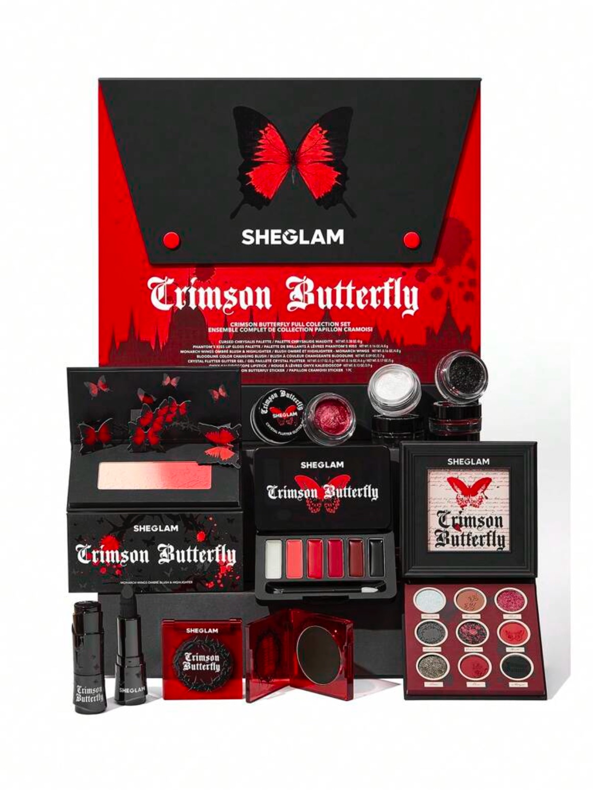 SHEGLAM Coffret Maquillage Halloween Crimson Butterfly