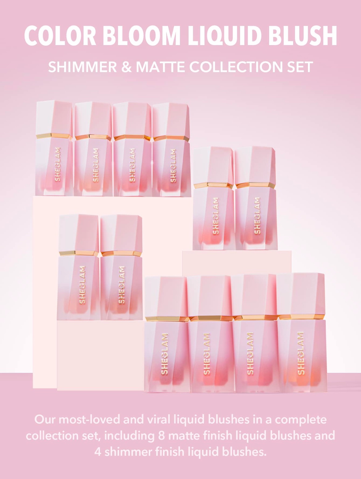 SHEGLAM Coffret blush liquide Color Bloom