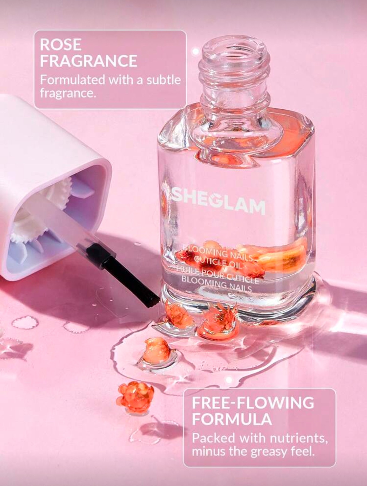 SHEGLAM Huile De Cuticules Blooming Nails 8 ml SHEGLAM Huile De Cuticules Blooming Nails 8 ml