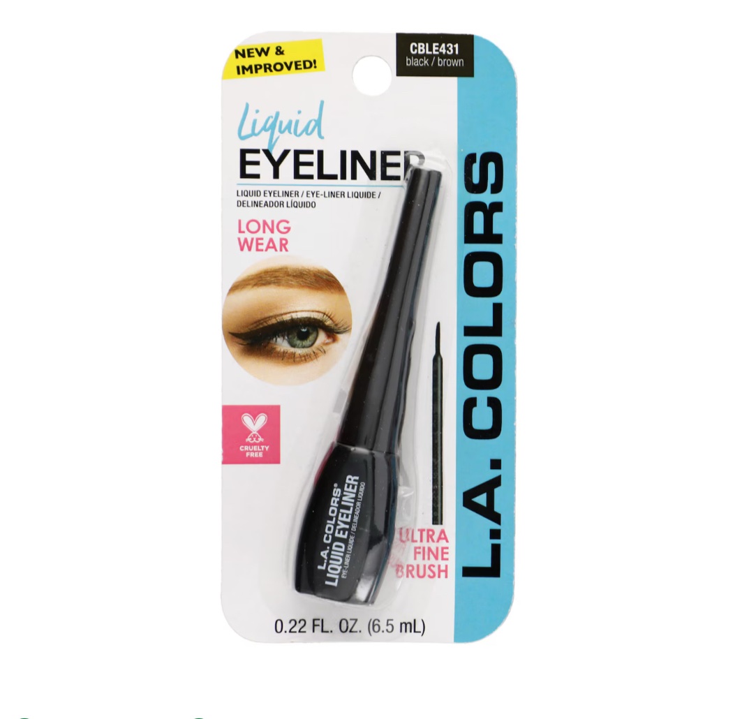 L.A.Colors Liquid Eyeliner Long Wear Black/Brown