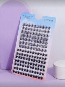 img_2120 MAGEFY 154 Clusters De Faux Cils Individuels Avec Colle Et Pince Courbée (MGY7598-3+TZ)