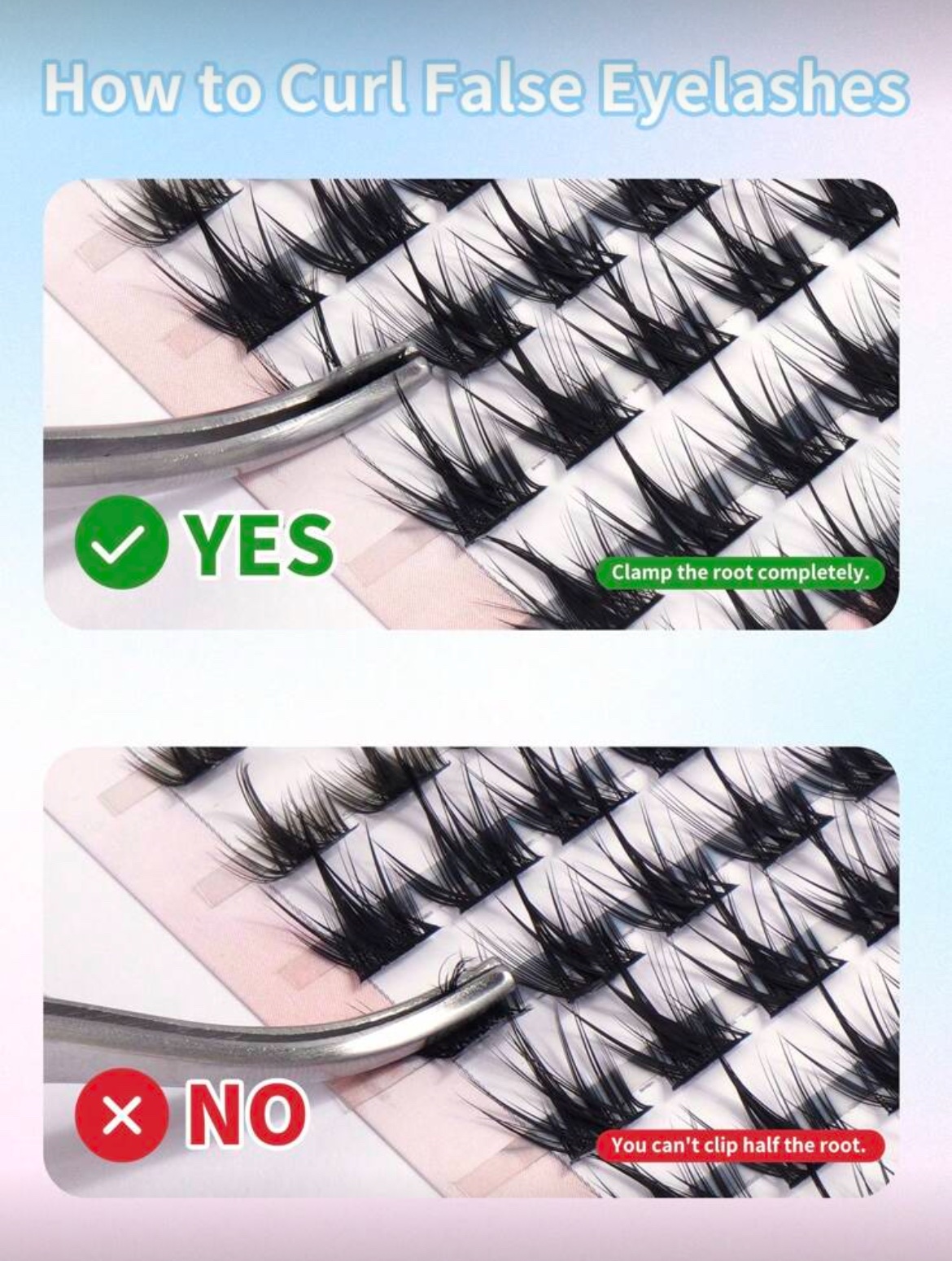 img_2127 MAGEFY 154 Clusters De Faux Cils Individuels Avec Colle Et Pince Courbée (MGY7598-3+TZ)