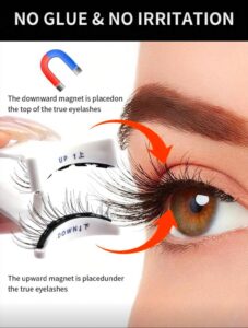 MAGEFY 2 Paires De Faux Cils Magnétiques (MGY7927-5)