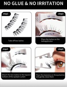 MAGEFY 2 Paires De Faux Cils Magnétiques (MGY7927-5)