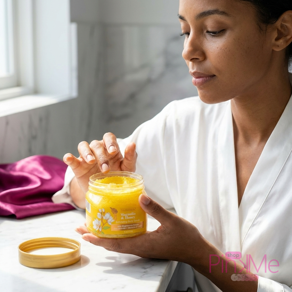 Global Beauty Care Gommage Corporel Exfoliant Au Magnolia Et Au Miel