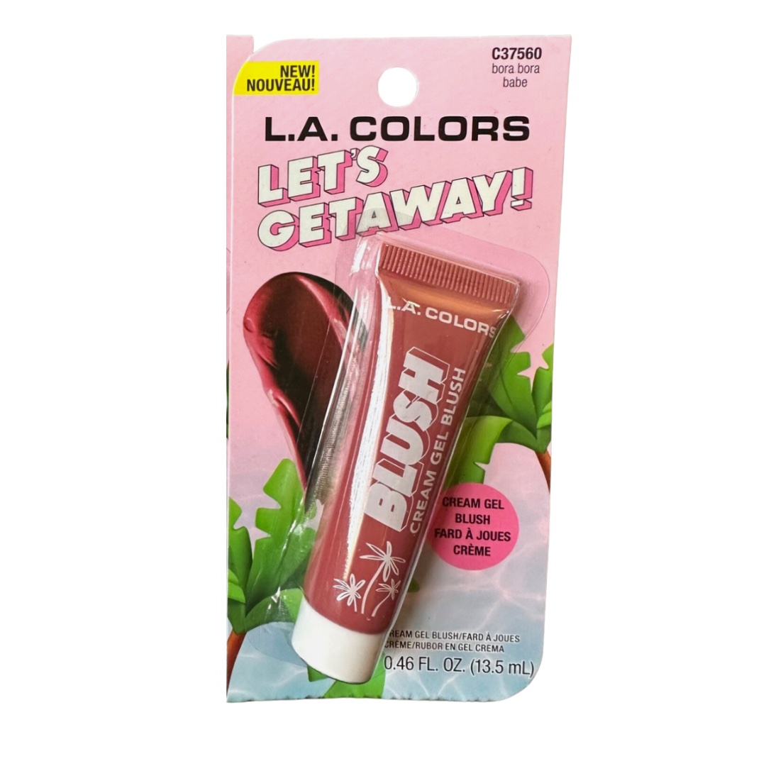 L.A.Colors Lets Getaway Cream Gel Blush Bora Bora Babe