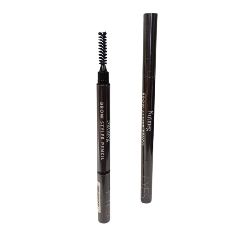 Nutmeg Crayon Sourcils Biseauté Brow Styler Pencil – Brown Black