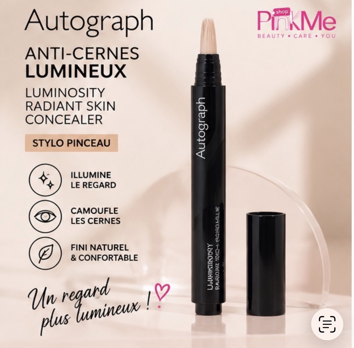 Autograph Anti-Cernes Lumineux « Luminosity Radiant Skin Concealer » – Stylo Pinceau – Image 2