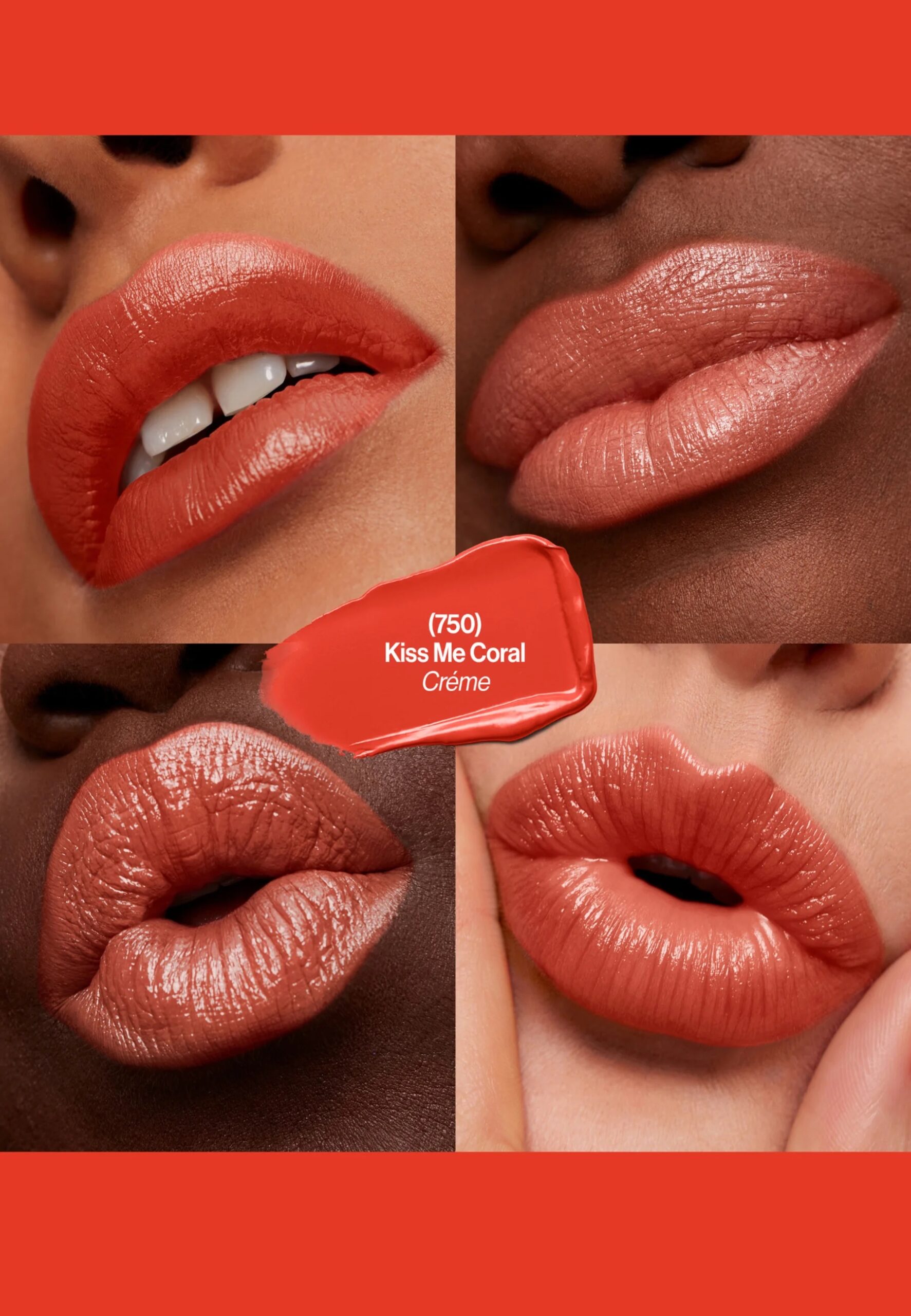 REVLON Rouge à lèvres Super Lustrous Matte 750 Kiss Me Coral REVLON Rouge à lèvres Super Lustrous Matte 750 Kiss Me Coral