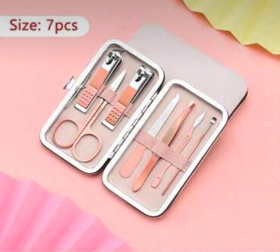 SH Set de coupe-ongles professionnels en acier inoxydable avec étui PU – Rose Orangé (4 à 23 pcs) SH Set de coupe-ongles professionnels en acier inoxydable avec étui PU – Rose Orangé (4 à 23 pcs)