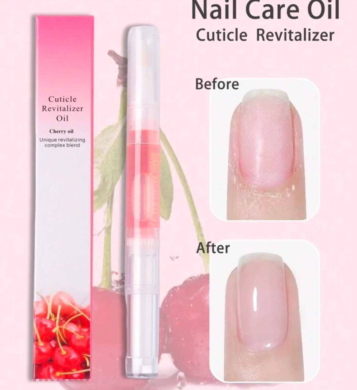 SH Huile Pour Cuticules En Stylo Cerise (QT0074-02)