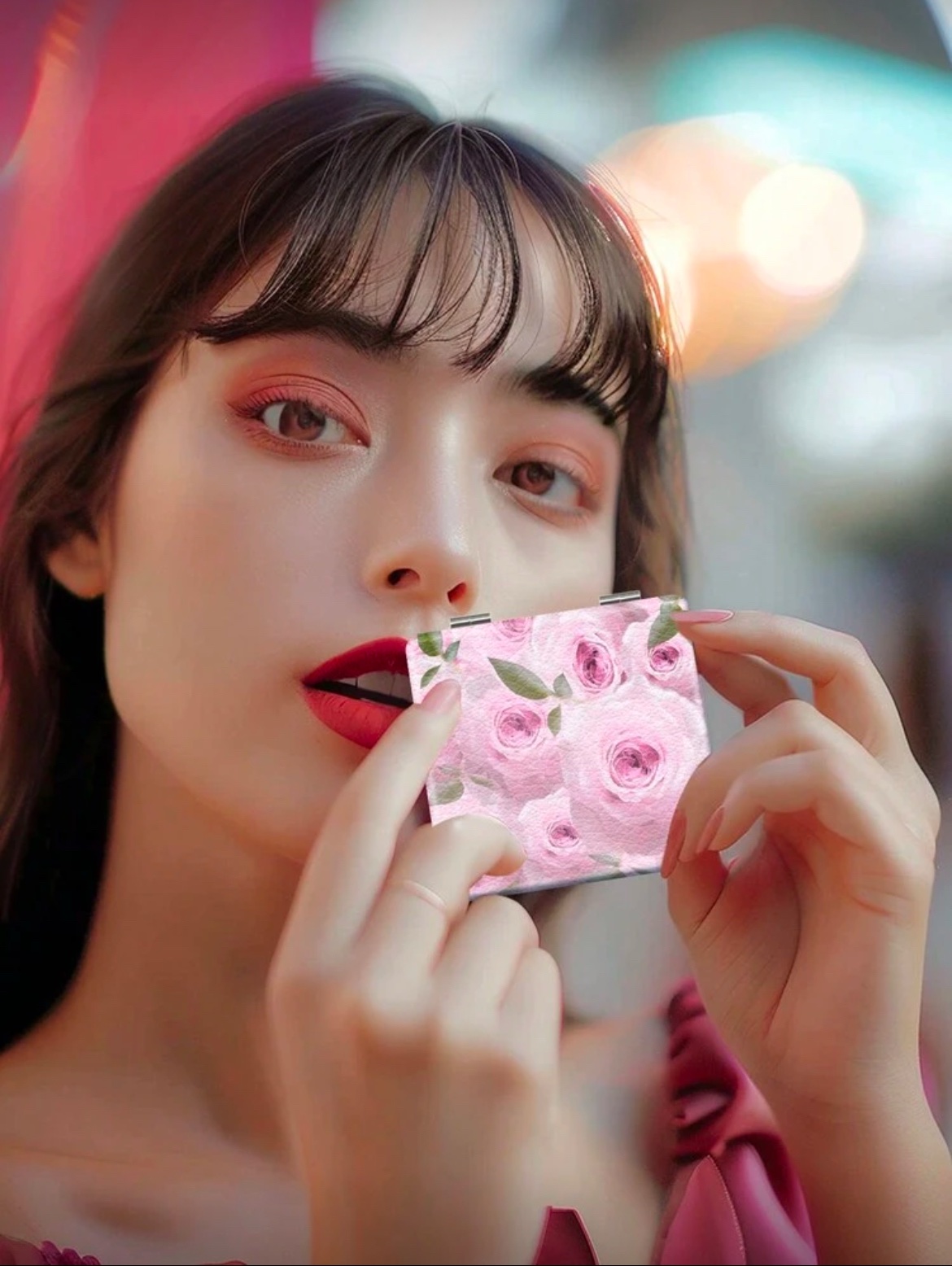 ROSELLE Miroir De Vanité Carré Pliable — Chic (Réf. 001)