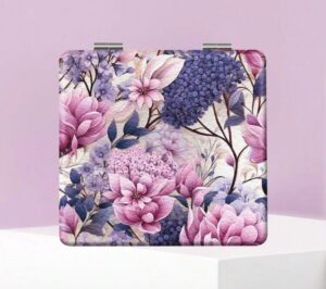 ROSELLE Miroir De Vanité Carré Pliable — Chic (Réf. 003)