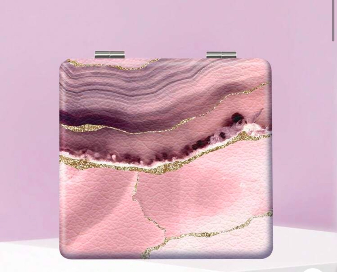 ROSELLE Miroir De Vanité Carré Pliable — Chic (Réf. 026)