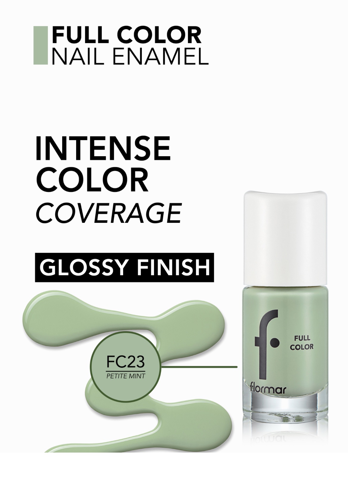 Flormar Vernis à Ongles Full Color — FC023 – Petite Mint