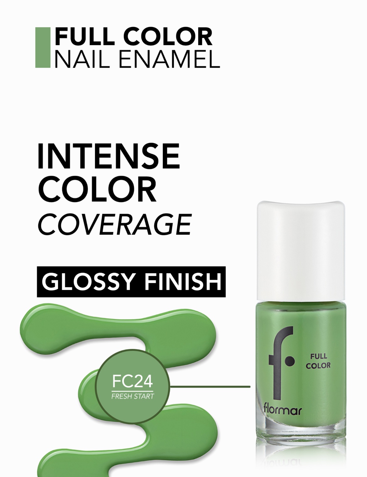 Flormar Vernis à Ongles Full Color — FC024 – Fresh Start