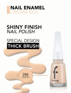 Flormar Vernis à Ongles — 246 – Cream Silk Flormar Vernis à Ongles — 246 – Cream Silk
