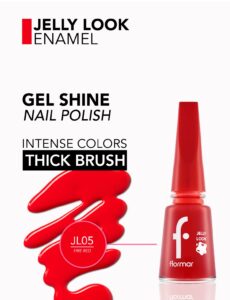 Flormar Vernis à Ongles Jelly Look — JL04 – Scarlet