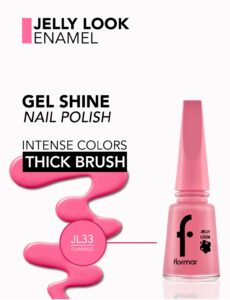 Flormar Vernis à Ongles Jelly Look — JL33 – Flamingo Flormar Vernis à Ongles Jelly Look — JL33 – Flamingo