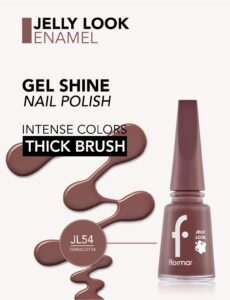 Flormar Vernis à Ongles Jelly Look — JL54 – Terracotta Flormar Vernis à Ongles Jelly Look — JL54 – Terracotta
