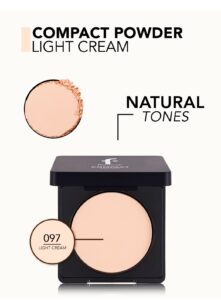Flormar Compact Powder — 097 – Light Cream