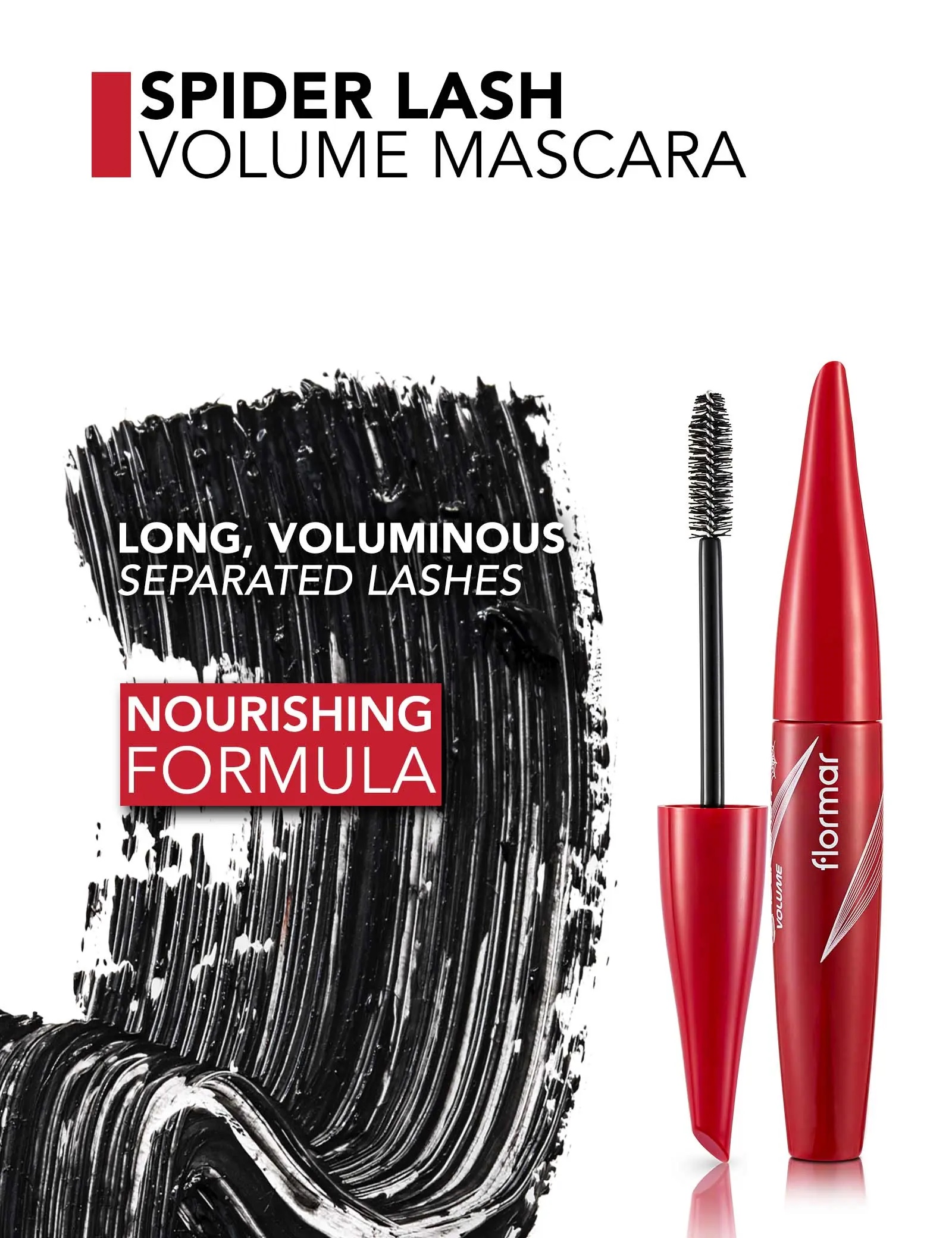 Flormar Spider Lash Mascara Volume Flormar Spider Lash Mascara Volume