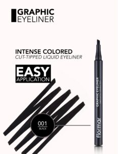 Flormar Graphic Eyeliner Black 001