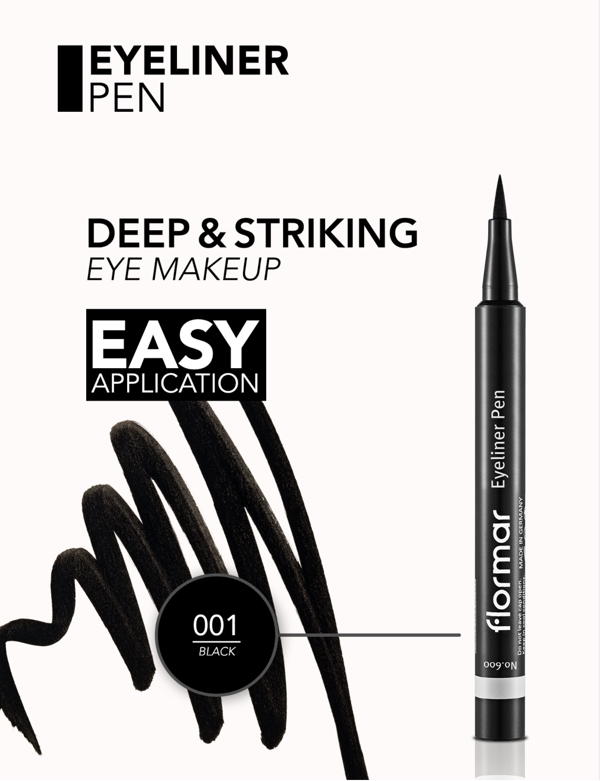 Flormar Eyeliner Pen Black
