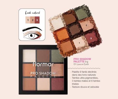 Flormar Pro Shadow Palette
