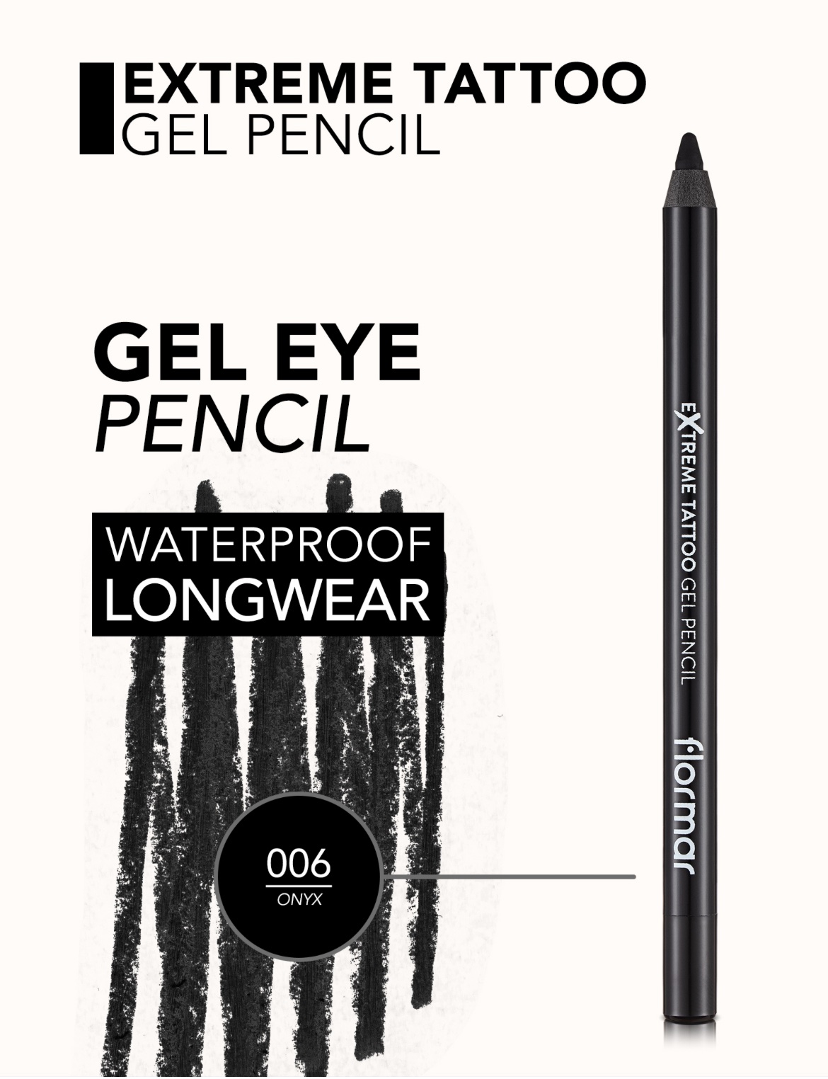 Flormar Extreme Tattoo Gel Pencil