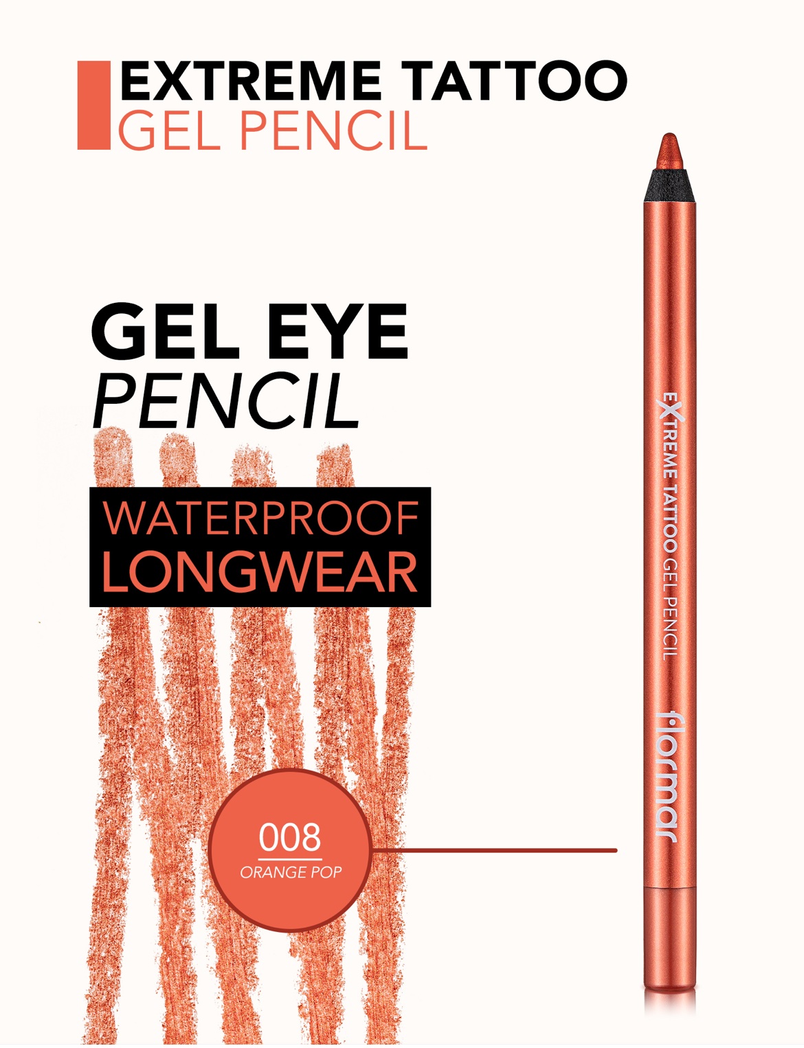 Flormar Extreme Tattoo Gel Pencil