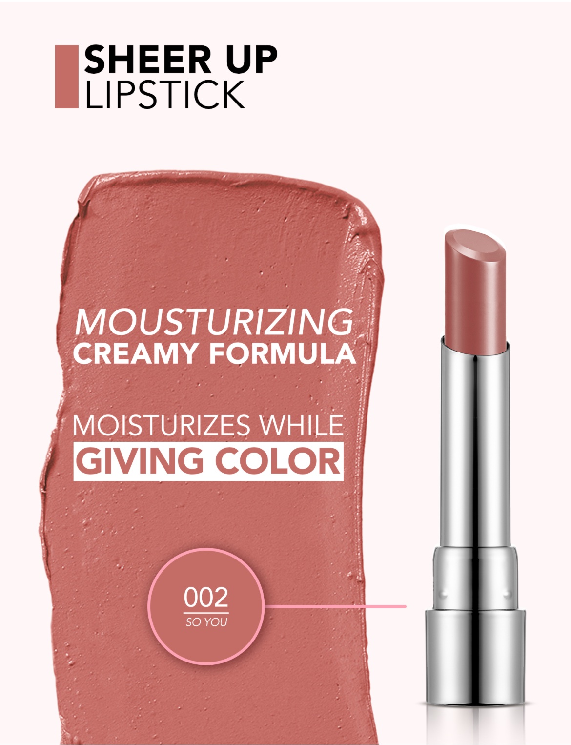 Flormar Sheer Up Lipstick Flormar Sheer Up Lipstick